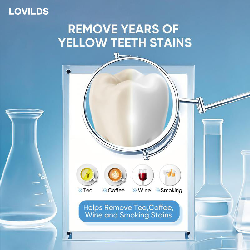 LOVILDS Niacinamide Whitening Toothpaste-Fast Acting Formula with Peach Extract & Mint foSensitive Teeth-Eco Friendly & Fluoride Free -100g