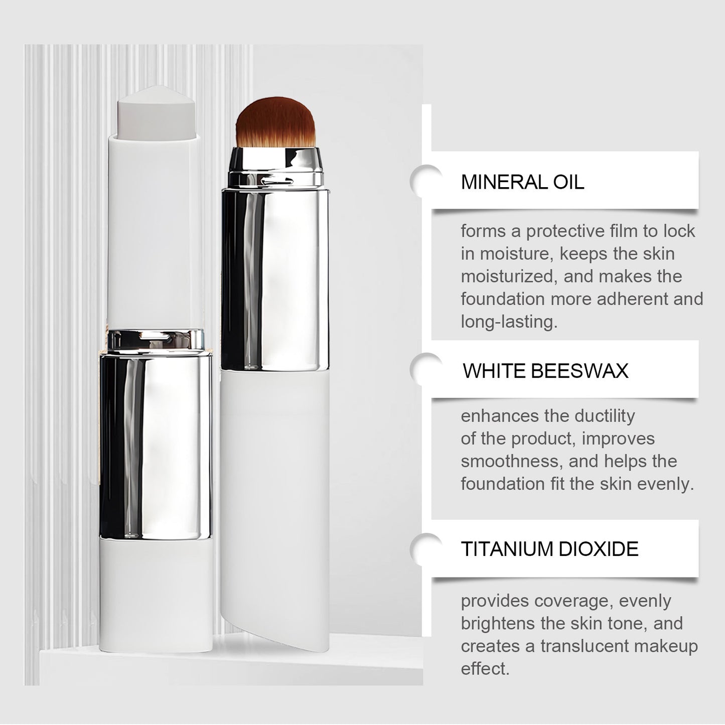 Final 3 hours 75% off:eColor-changing CoverCream Stick Skin care meets makeup