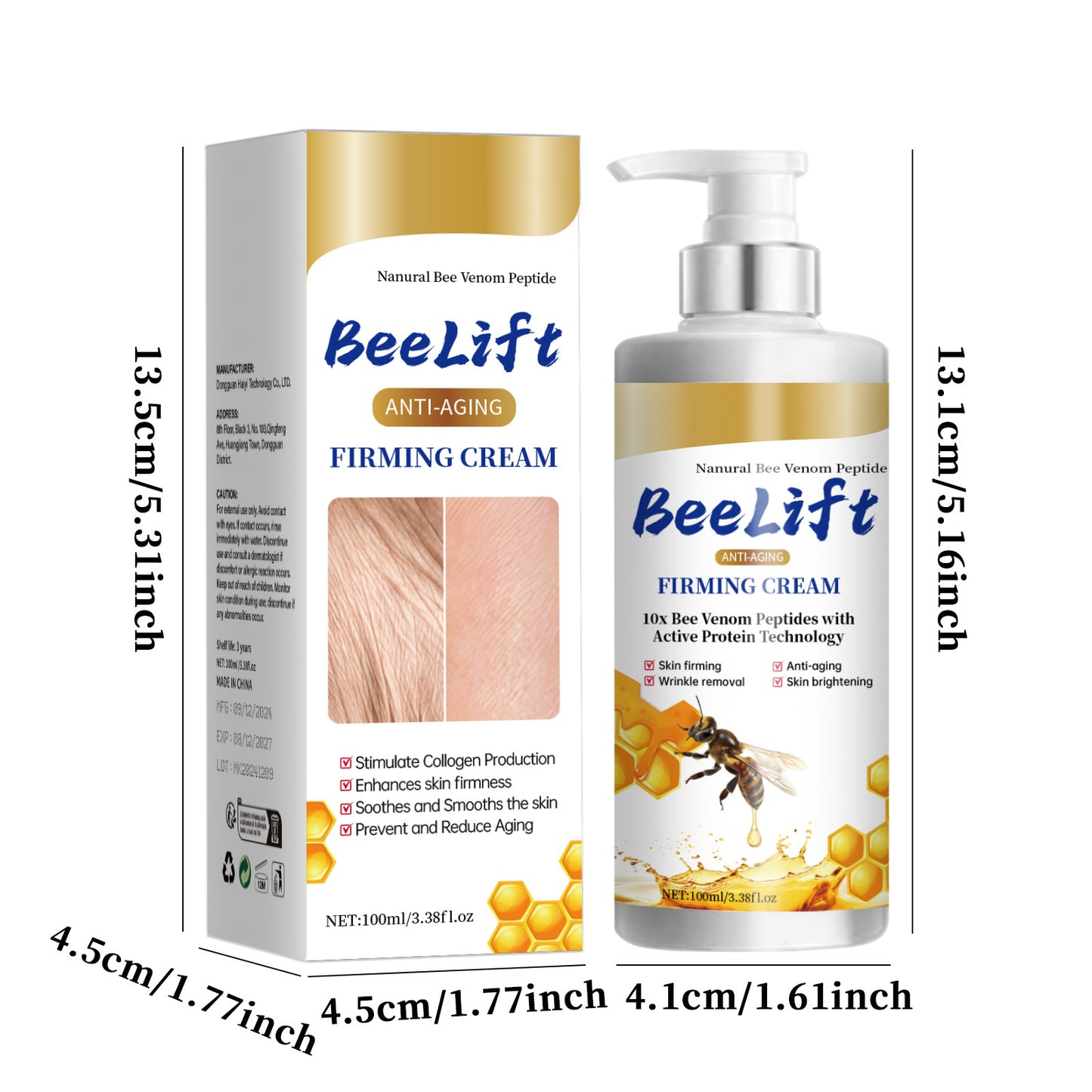 💐🐝 BeeLift Anti-Aging Firming Cream,Address Crepe & Sagging🔥