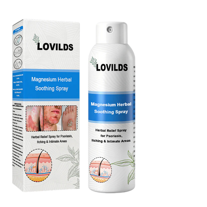 ✅ Official Store: LOVILDS® Magnesium Herbal Psoriasis Spray 👨‍⚕️ FDA Certified (Relieves Psoriasis and Eczema, Improves Bacterial Infections in the Genital Area, Treats Acne and Warts)